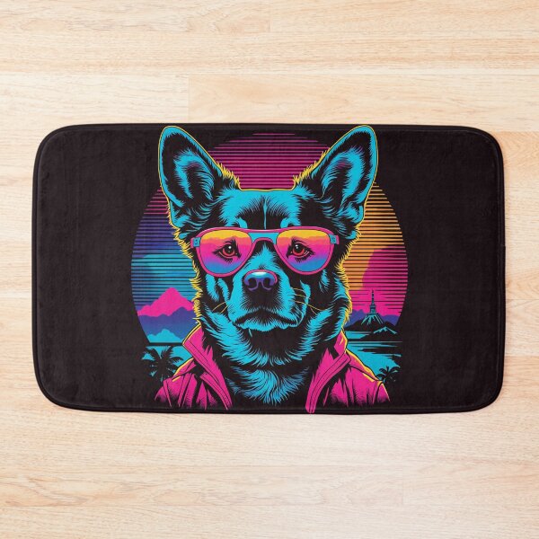 Item preview, When your little dog adopts glasses, each visit to the park is an outdoor fashion experience, with bouncing paws and shiny lenses under the sun. designed and sold by Pulsant  Paintings.
