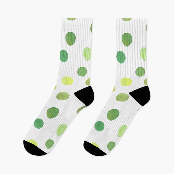 Item preview, Green Watercolor Polka Dots designed and sold by JocelynBateson.