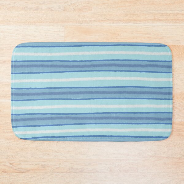 Item preview, Matchstick Mouse - Blueberry Cotton Stripe designed and sold by morganobrienart.