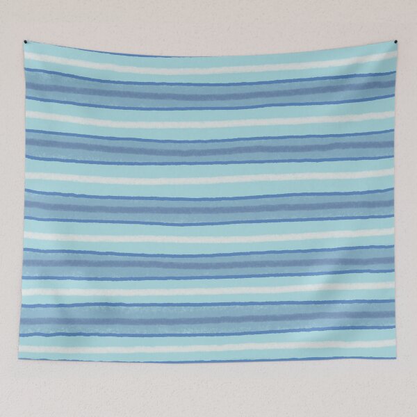 Item preview, Matchstick Mouse - Blueberry Cotton Stripe designed and sold by morganobrienart.