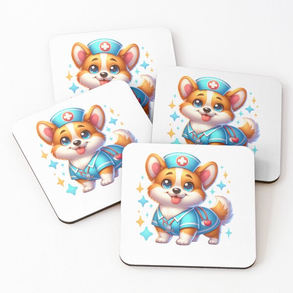 Item preview, Corgi in Scrubs sticker - corgi nurse, corgi doctor, corgi scrubs, medical corgi, nurse sticker, dog sticker, corgi stickers, cute corgi, dog sticker Sticker designed and sold by berenger04.
