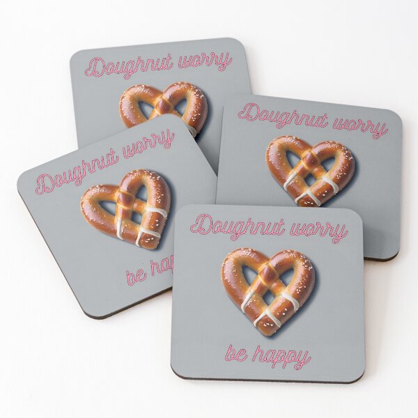 Item preview, Doughnut worry, be happy! Pretzel day designed and sold by signenordic.