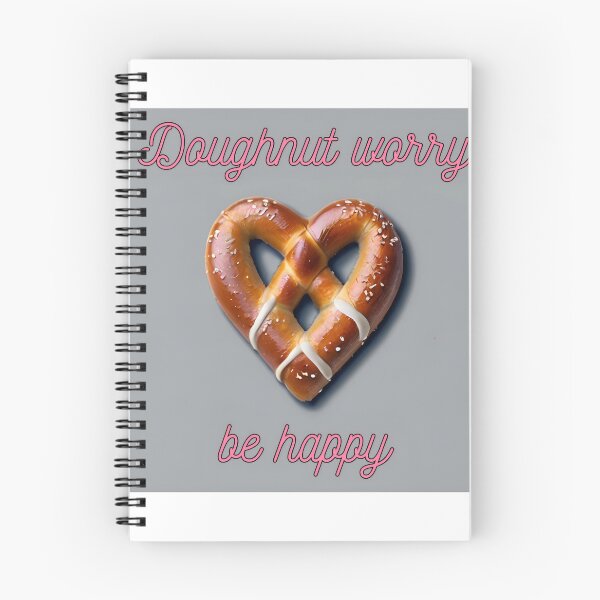 Item preview, Doughnut worry, be happy! Pretzel day designed and sold by signenordic.