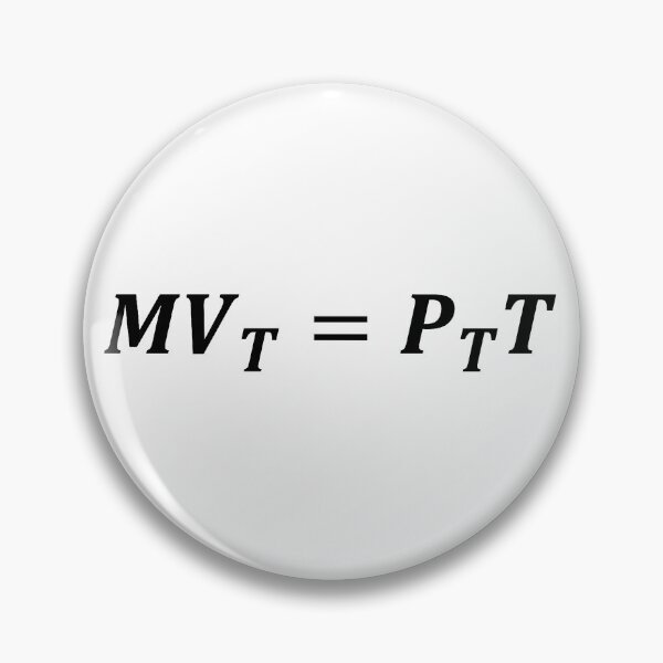 Item preview, equation of exchange, monetary economics  designed and sold by NoetherSym.