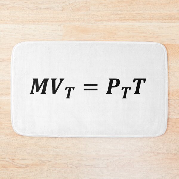 Item preview, equation of exchange, monetary economics  designed and sold by NoetherSym.