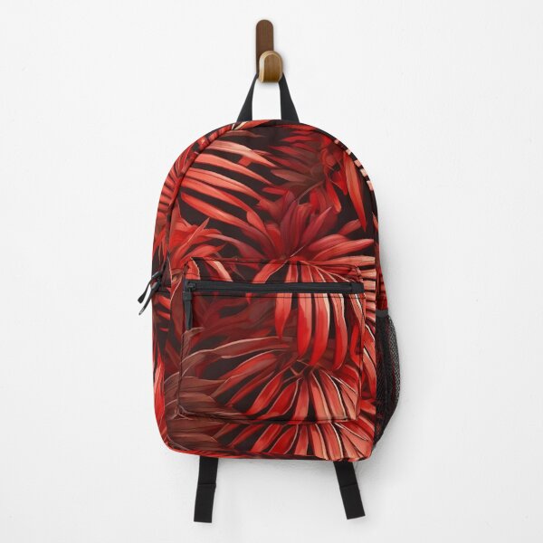Item preview, Crimson Palm Leaves Patterns: Vibrant Tropical Designs designed and sold by AYACHI90.