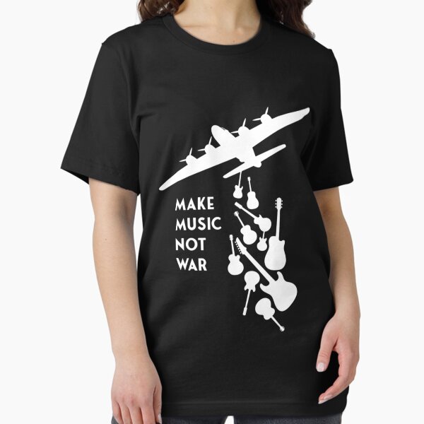 Item preview, Banksy Make Music Not War White designed and sold by Lorenaodejj.