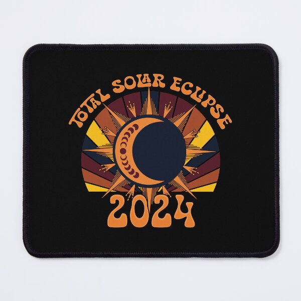 Item preview, Retro Total Solar Eclipse - 2024 designed and sold by Whimsical Thinker.