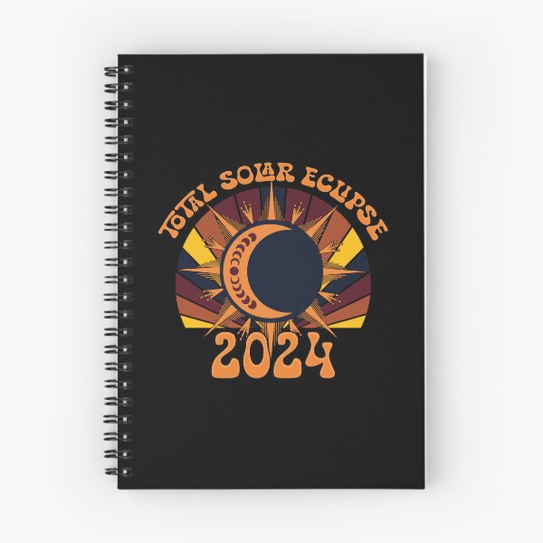 Item preview, Retro Total Solar Eclipse - 2024 designed and sold by Whimsical Thinker.