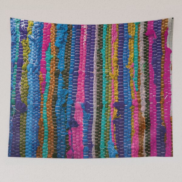 Item preview, colorful carpet, fabric designed and sold by Mauswohn.
