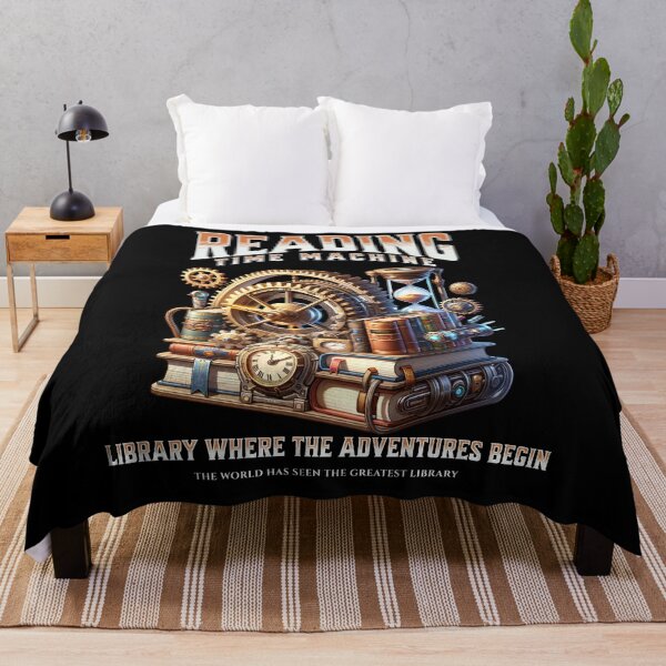 Item preview, Library Where The Adventures Begin - Reading time machine designed and sold by JansenGS.