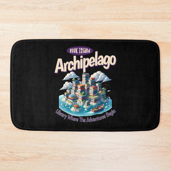 Item preview, Library Where The Adventures Begin - Book island archipelago designed and sold by JansenGS.