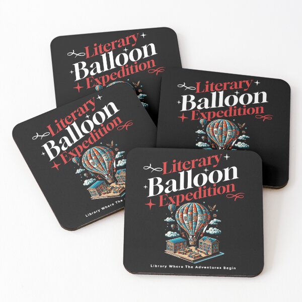 Item preview, Library Where The Adventures Begin - Literary Balloon expedition designed and sold by JansenGS.