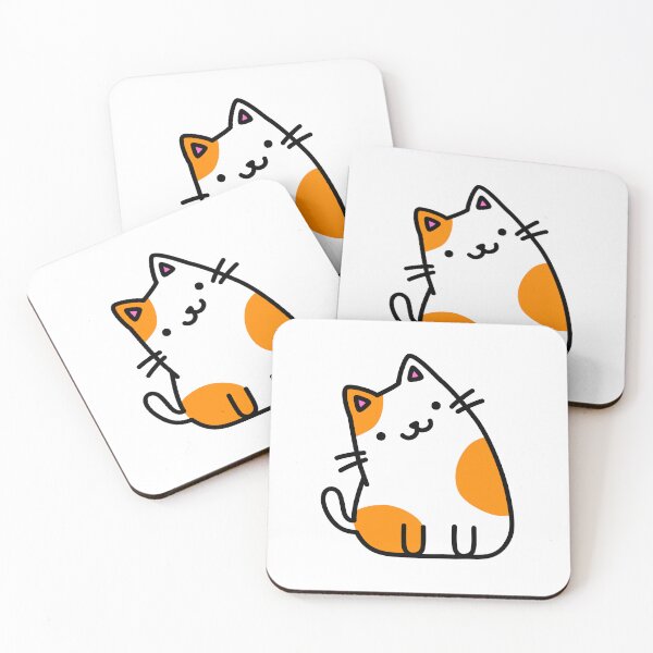 Item preview, Curious Kitty: Digital Drawing of Orange Cute Cat Tilted Head designed and sold by RiciPaneto.