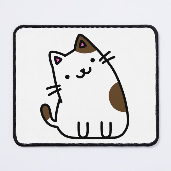 Item preview, Curious Kitty: Digital Drawing of Brown Cute Cat Tilted Head designed and sold by RiciPaneto.