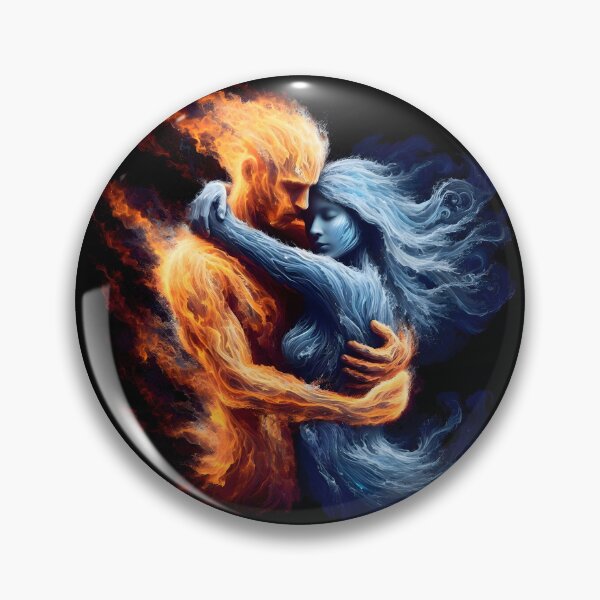 Item preview, Elemental Embrace of water and fire designed and sold by CoolVisionStd.