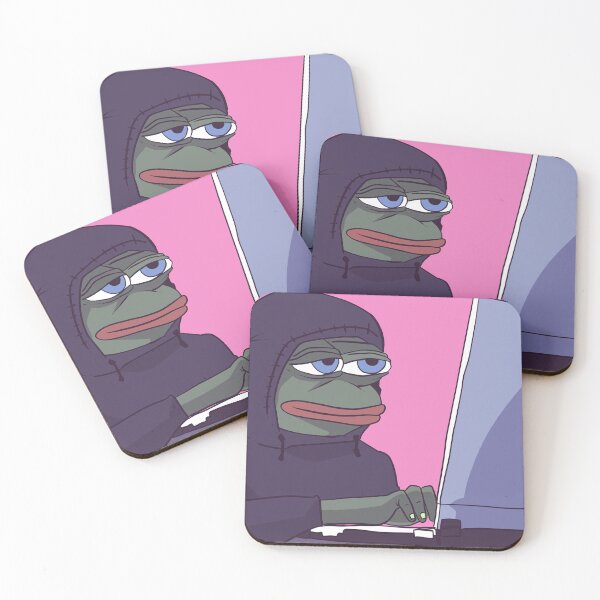 Item preview, hacker pepe meme designed and sold by A_fishhh.