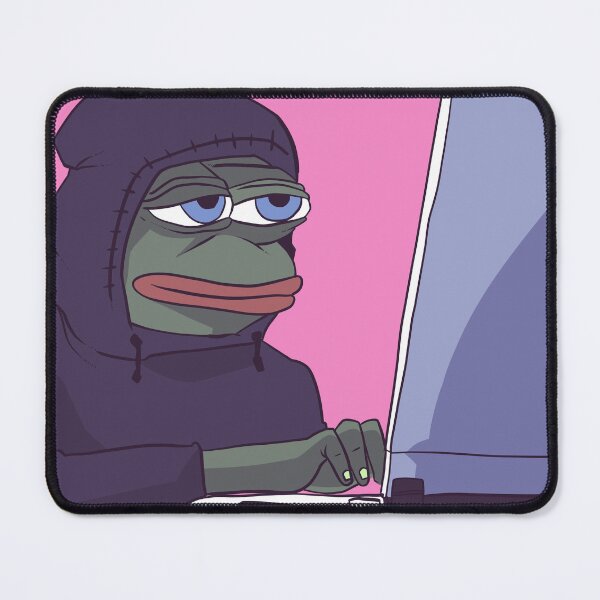 Item preview, hacker pepe meme designed and sold by A_fishhh.