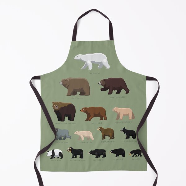 Item preview, Bear Size Comparison Species Side Walking designed and sold by SUPERHERON.