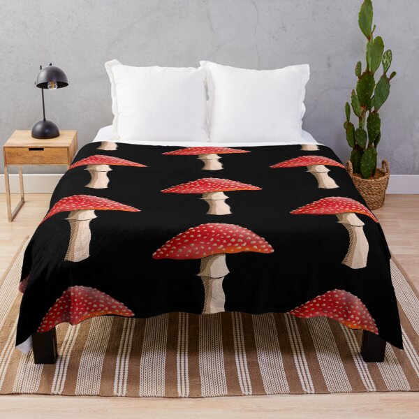 Item preview, Arte digital de fondo negro de seta roja designed and sold by delilahsbubble.