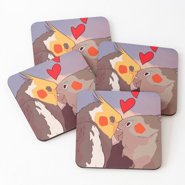 Item preview, two loving bird designed and sold by A_fishhh.