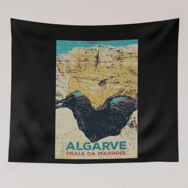Item preview, Illustration of the arches of Marinha Beach - Algarve Portugal designed and sold by Lemomo-artworks.