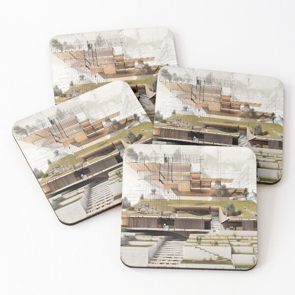 Item preview, architectural drawing  designed and sold by PricklyPeanut.