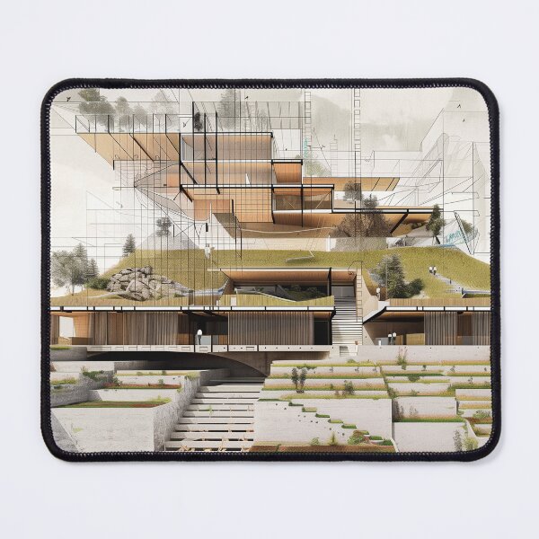 Item preview, architectural drawing designed and sold by PricklyPeanut.