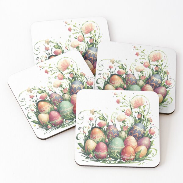 Item preview, Springtime Eggs Easter Flower designed and sold by Quirky Shirts.