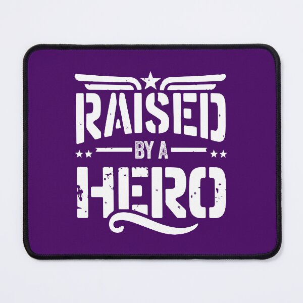 Item preview, Raised Hero Purple Up Military Kids Child April 15th Defense Education designed and sold by w1ckerman.