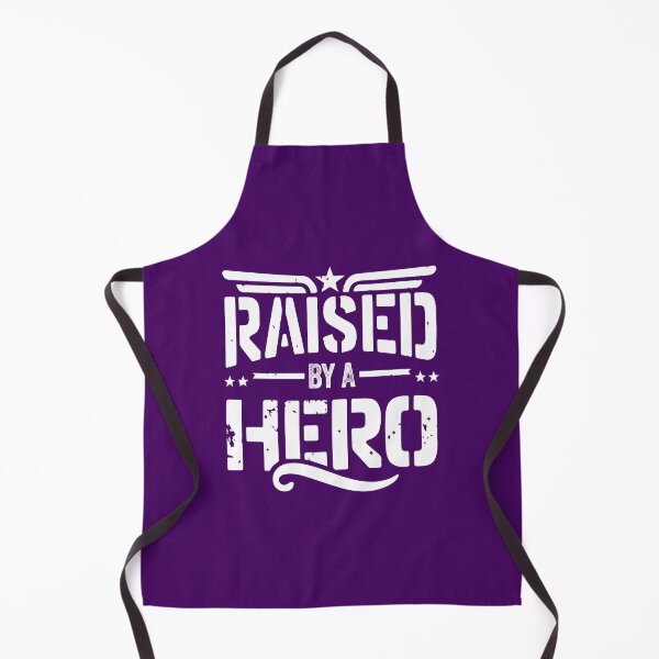 Aperçu de l'œuvre Raised Hero Purple Up Military Kids Child April 15th Defense Education  créée et vendue par w1ckerman.