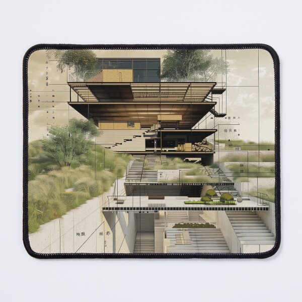 Item preview, architectural drawing  designed and sold by PricklyPeanut.