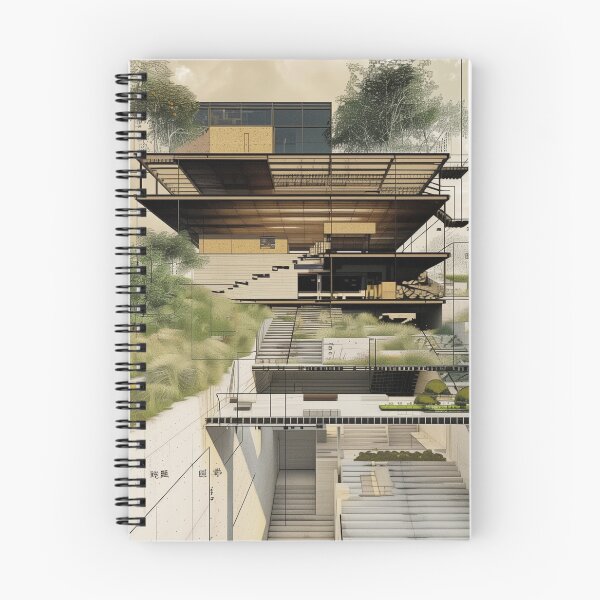 Item preview, architectural drawing  designed and sold by PricklyPeanut.