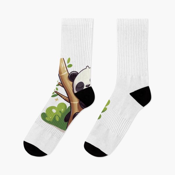 Item preview, Cartoon panda sleeping on tree. designed and sold by MzulhilmiZam.