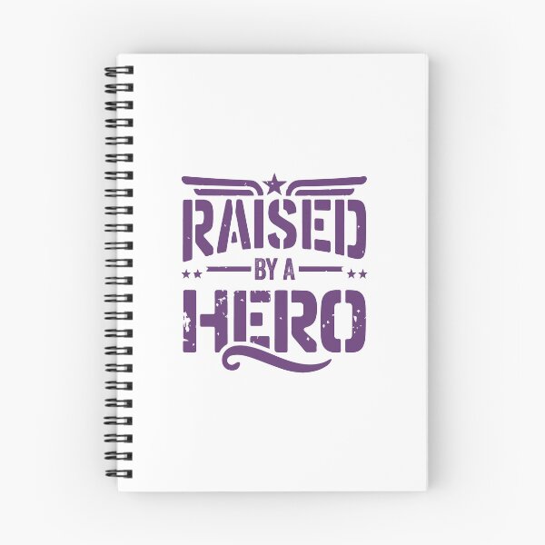 Artikelvorschau, Raised Hero Purple Up Military Kids Child April 15th Defense Education entworfen und verkauft von w1ckerman.