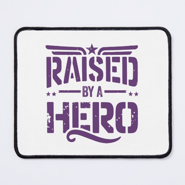 Item preview, Raised Hero Purple Up Military Kids Child April 15th Defense Education designed and sold by w1ckerman.