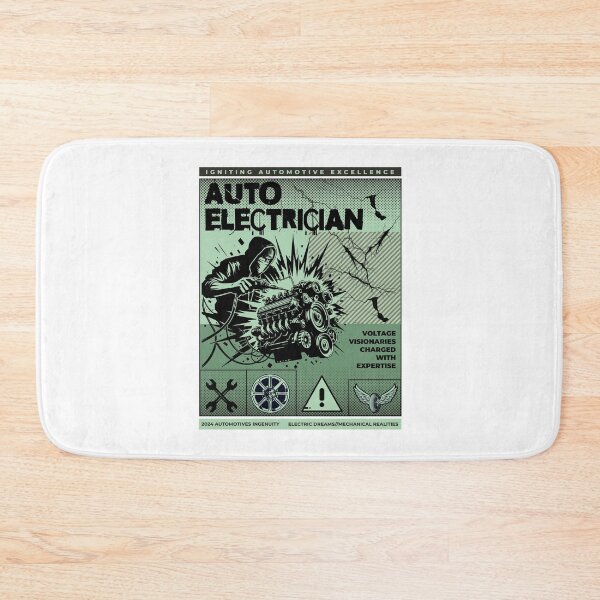 Item preview, Auto electrician designed and sold by Graffik-Peeps.