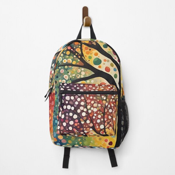 Item preview, Colourful tree dot pattern designed and sold by NingningS.