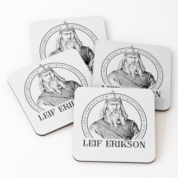 Item preview, Leif Erickson norse explorer who discovered North America designed and sold by Lady-Frost.