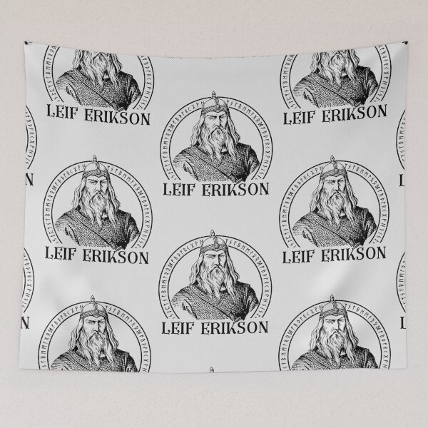 Item preview, Leif Erickson norse explorer who discovered North America designed and sold by Lady-Frost.