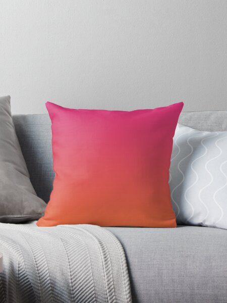 Item preview, Very Vivid SPANISH COCTAIL | VIVID  CERISE AND VIVID TANGELO OMBRE | by ozcushions  designed and sold by ozcushions.
