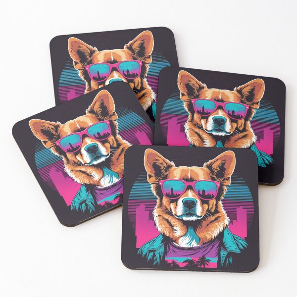 Item preview, Canine glasses the stylish compass that guides your furry friend through the labyrinth of fashion, pointing towards directions full of charm and originality designed and sold by Pulsant  Paintings.
