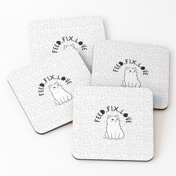 Item preview, Feed Fix Love Cats designed and sold by shopfindingbeni.