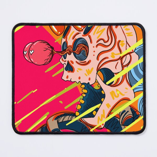 Item preview, funny colorful screaming skull designed and sold by A_fishhh.