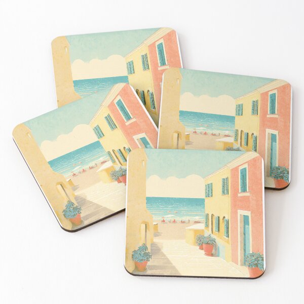 Item preview, Retro Vintage Travel Poster - Relaxed Rimini, Italy on the Mediterranean designed and sold by pod24.