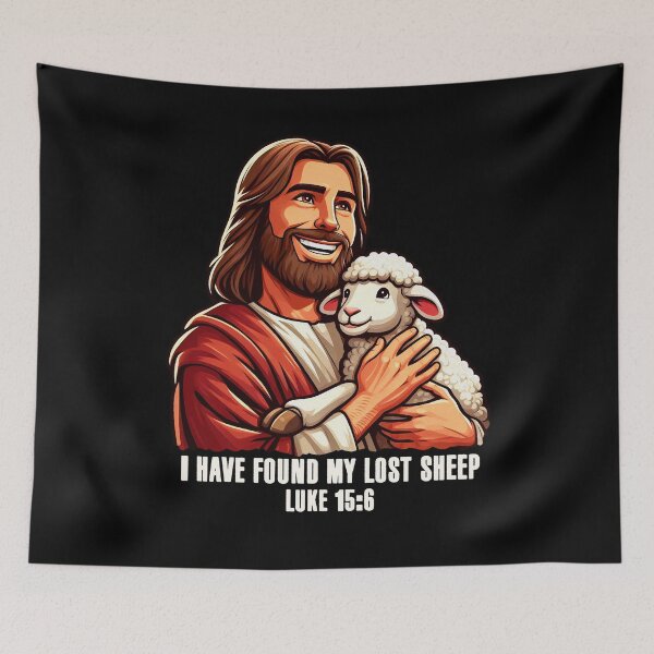 Item preview, Luke 15:6 I Have Found My Lost Sheep designed and sold by plushism.