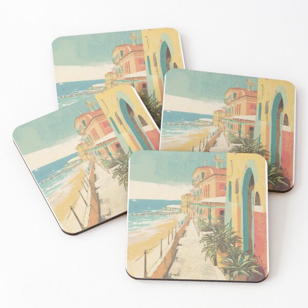 Item preview, Vintage travel poster Rimini - Minimalist retro design for Italy lovers designed and sold by pod24.