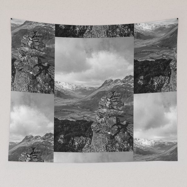 Item preview, Cairn Overlooking the Langdale Valley - BW designed and sold by Brian Shaw.