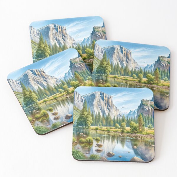 Item preview, Yosemite river idyll designed and sold by Cerberus-Art.