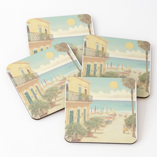Item preview, Vintage Rimini – Retro travel poster in a minimalist style designed and sold by pod24.
